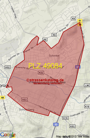 Postleitzahl 49084