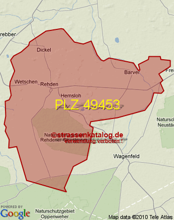 Postleitzahl 49453