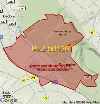 Postleitzahl 50126