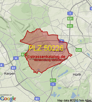 Postleitzahl 50226