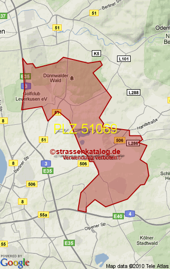 Postleitzahl 51069