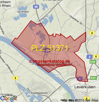 Postleitzahl 51371