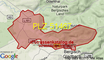 Postleitzahl 51467