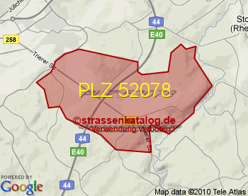 Postleitzahl 52078
