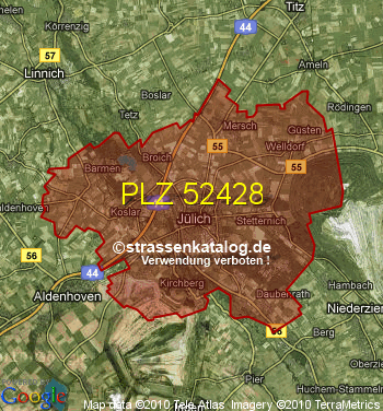 Postleitzahl 52428