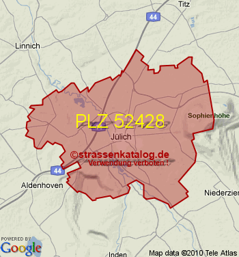 Postleitzahl 52428
