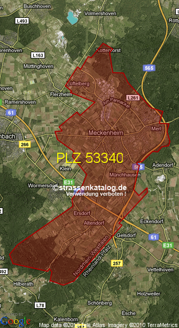 Postleitzahl 53340