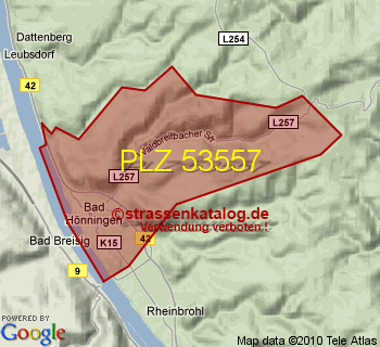 Postleitzahl 53557