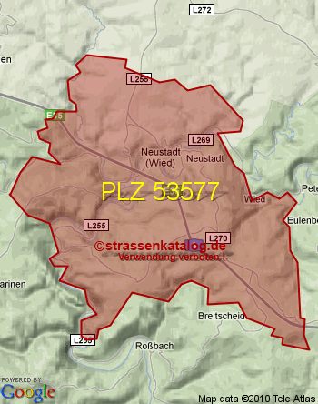 Postleitzahl 53577