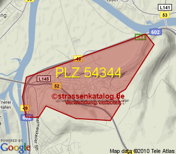 Postleitzahl 54344