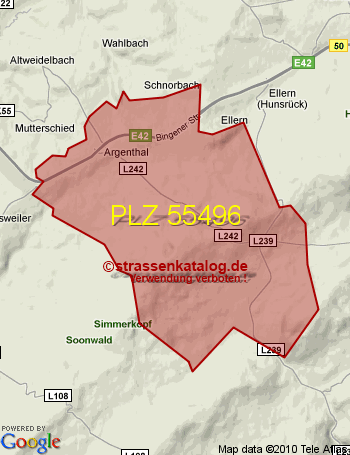 Postleitzahl 55496