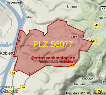 Postleitzahl 56077