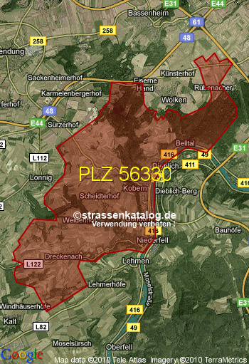 Postleitzahl 56330
