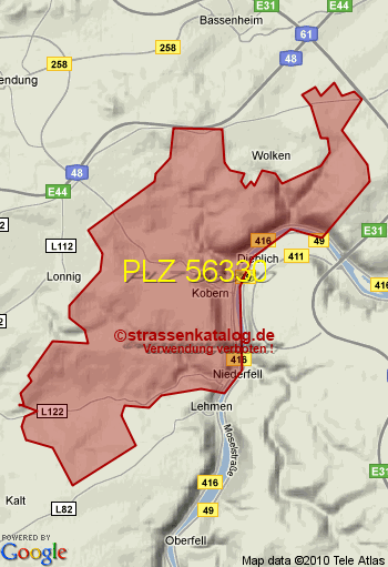 Postleitzahl 56330