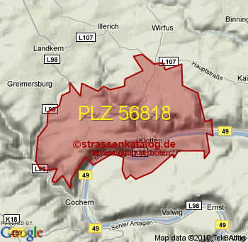 Postleitzahl 56818