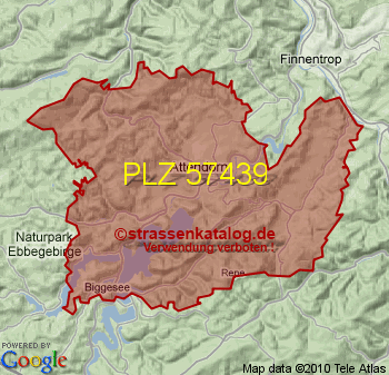 Postleitzahl 57439