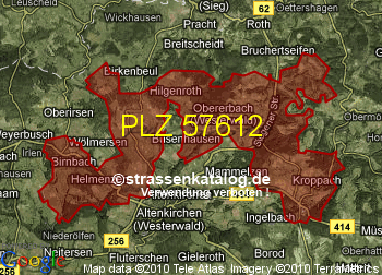 Postleitzahl 57612