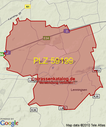 Postleitzahl 59199