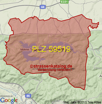 Postleitzahl 59519