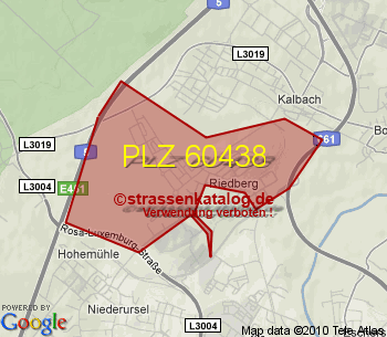 Postleitzahl 60438