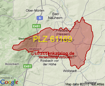 Postleitzahl 61169