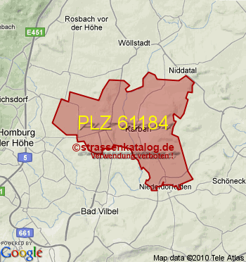 Postleitzahl 61184