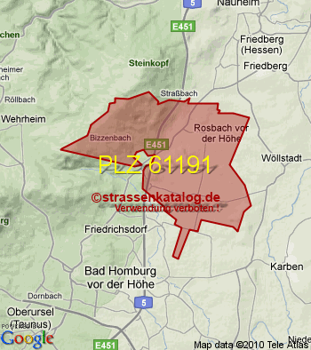 Postleitzahl 61191