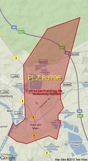 Postleitzahl 63796