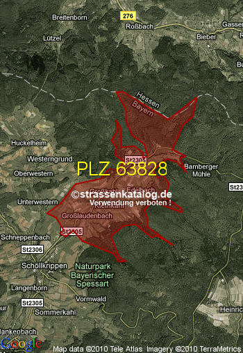 Postleitzahl 63828