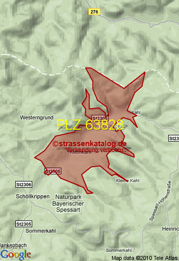 Postleitzahl 63828