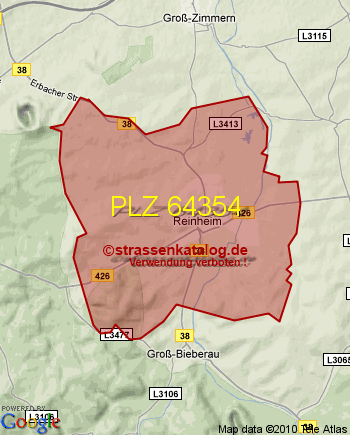 Postleitzahl 64354
