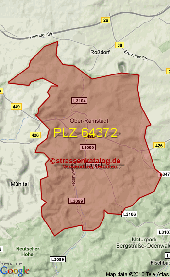 Postleitzahl 64372