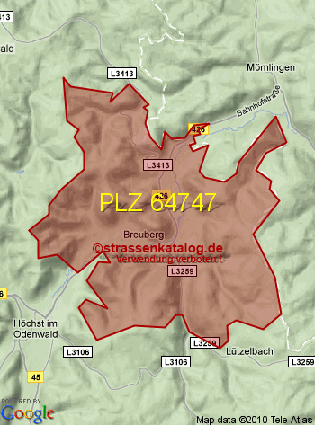 Postleitzahl 64747