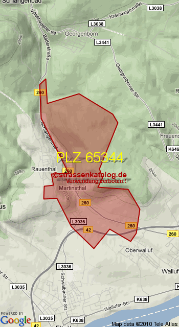 Postleitzahl 65344