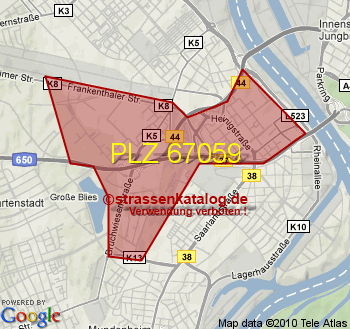 Postleitzahl 67059