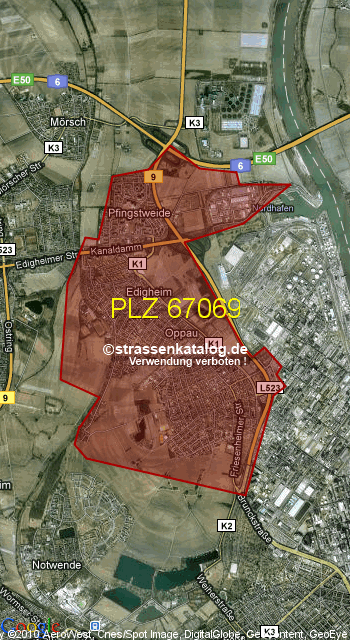 Postleitzahl 67069