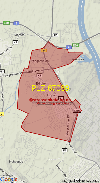 Postleitzahl 67069