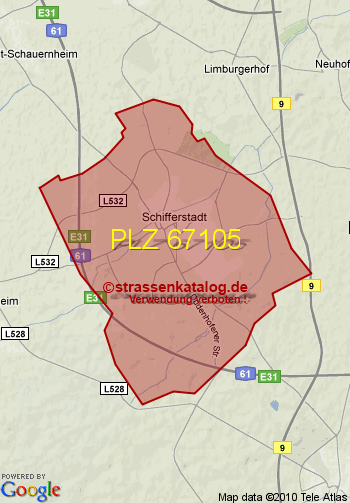 Postleitzahl 67105