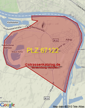 Postleitzahl 67122