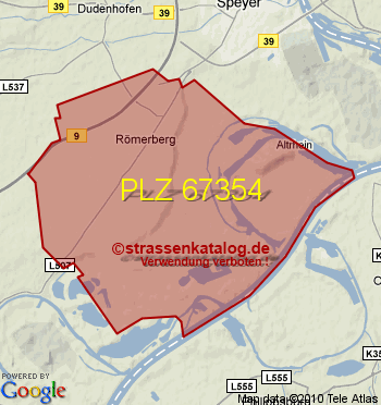 Postleitzahl 67354