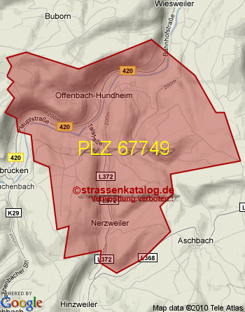 Postleitzahl 67749