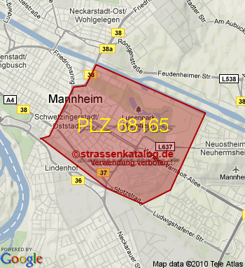 Postleitzahl 68165