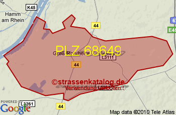 Postleitzahl 68649