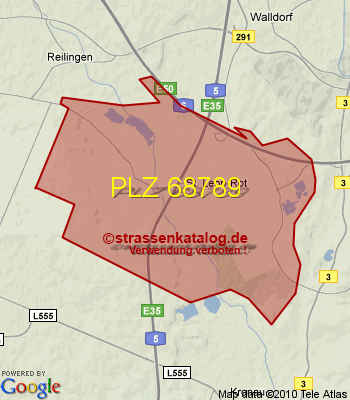 Postleitzahl 68789