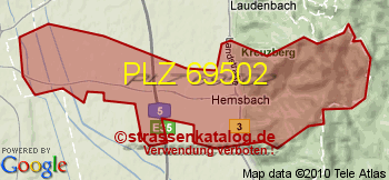 Postleitzahl 69502