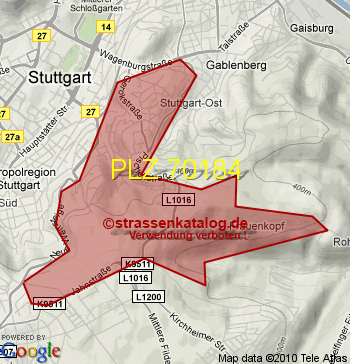 Postleitzahl 70184