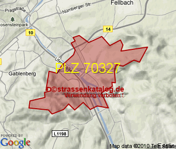 Postleitzahl 70327