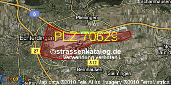 Postleitzahl 70629