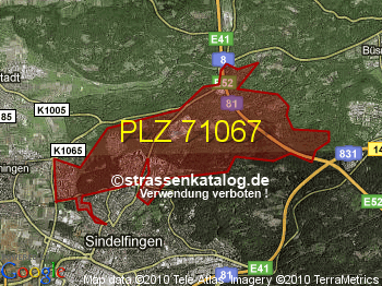 Postleitzahl 71067