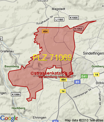 Postleitzahl 71069